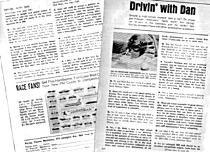 1967 Driving With Dan Gurney Auto Racing Mag. Article